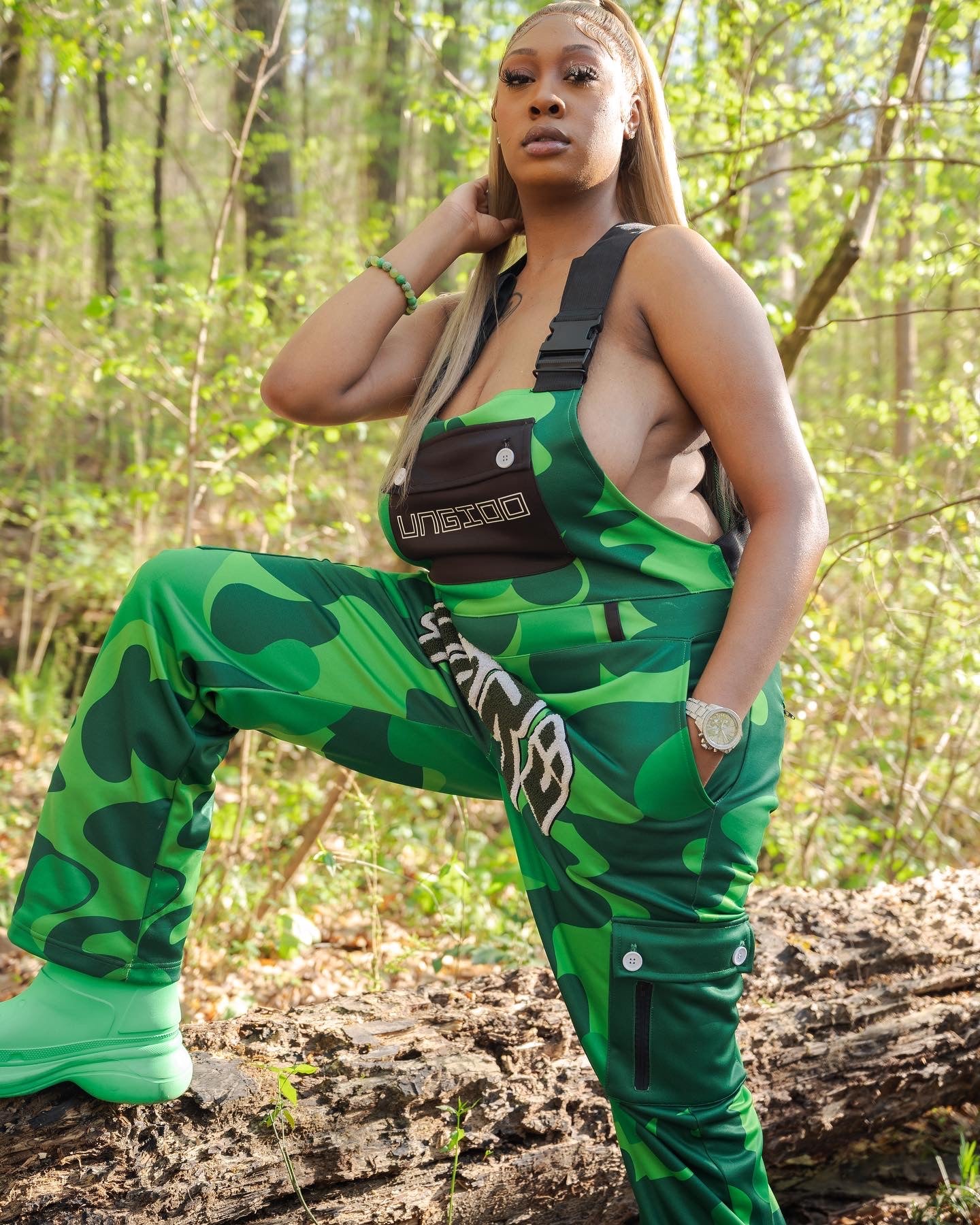Guru Green Overalls