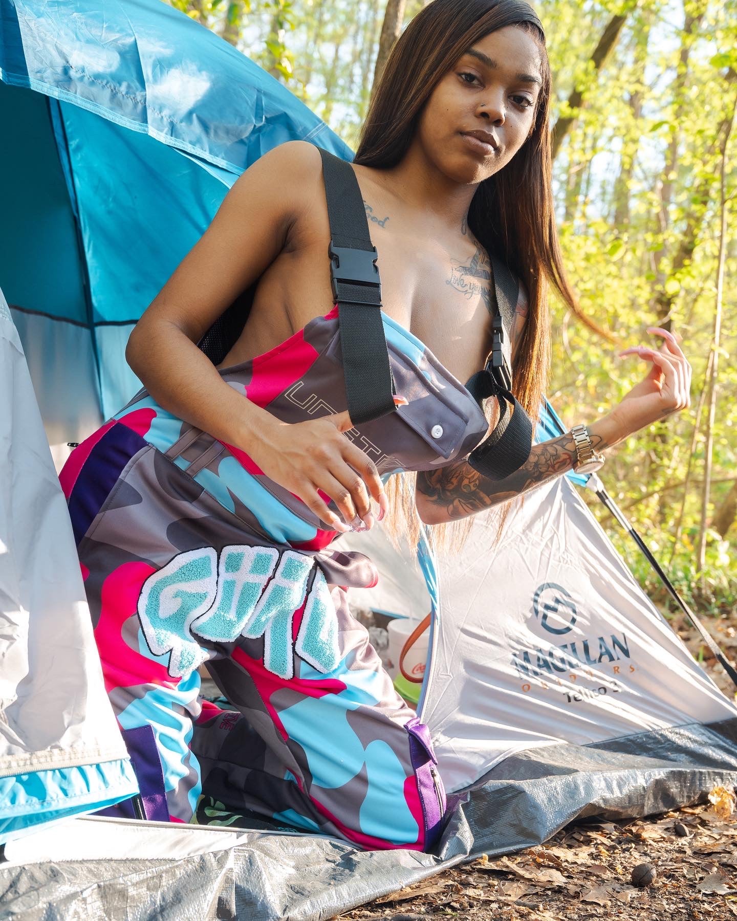 Guru Cotton Candy Overalls